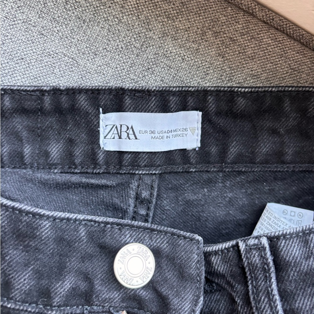 ZARA Ripped Wide Leg Jeans - Picture 13 of 13